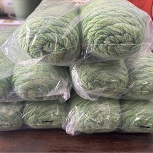 Green Yarn Bundle